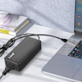 Miniatyrbillede 4 af 5: USB C Strømforsyning Oplader til Laptop Strømforsyning 65W LinQ Svart