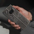 Pikkukuva 4 / 5: Kotelo Nothing Phone 2a Denim Texture -lompakko ja teline musta Svart