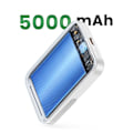 Pikkukuva 3 / 5: MagSafe 5000 mAh Ulkoakku Taipuva Tuki USB C 20W Akashi Valkoinen Vit