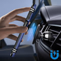 Miniatyrbillede 4 af 6: Taske til Samsung A05s - AVIZAR - Hybrid Ring Magnetic Support - Midnight Blue Blå