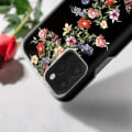 Miniatyrbillede 4 af 5: Coque iPhone 11 Pro - Ideal of Sweden - Floral Mørk - Slidstærk - Sort - Rigide Svart