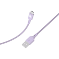 Miniatyrbillede 2 af 5: USB-A til USB-C kabel - BigBen - 1,2m - FastCharge 15W - 3A - Vævet Nylonsnor