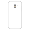 Miniatyrbillede 1 af 4: Bagkamera - Samsung - Galaxy A3 2017 - Udskiftning - Integreret tilslutningskabel - Sort Svart