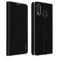 Miniatyrbillede 1 af 4: Cover til Samsung Galaxy A20e Case Kortholder Video Support Carbon Effect Sort Svart