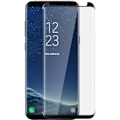Pikkukuva 1 / 4: Suojakalvo - AVIZAR - Samsung Galaxy S8 Plus - Karkaistu lasi - Kaarevat reunat - Musta ääriviiva Svart