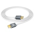 Miniatyrbild 1 av 5: Mini DisplayPort hane till Mini DisplayPort hane videokabel 1,8m LinQ Vit