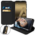 Miniatyrbillede 2 af 4: Hus til Samsung Galaxy A20e - AVIZAR - Folio Etui - Eco-læder - Video Støttefunktion - Sort Svart