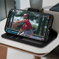 Miniatyrbillede 4 af 4: Etui til Samsung Galaxy S10 Plus - AVIZAR - Læderkortholder Funktion Premium Sort Svart