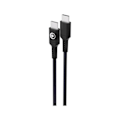 Miniatyrbillede 4 af 5: USB-C Kabel - BigBen - 1,2m - 3A - Power Delivery 60W - Vævet Sort