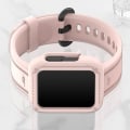 Pikkukuva 4 / 5: Vaaleanpunainen silikoniranneke Xiaomi Redmi Watch 2 Lite / Watch Lite / Watch 2 / kellolle - AVIZAR Rosa
