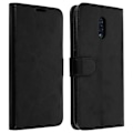 Miniatyrbillede 1 af 4: Housse Oppo Reno - AVIZAR - Folio etui - Eco-læder - Videostander - Kortholder sort Svart