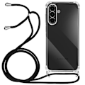 Miniatyrbillede 2 af 5: Coque til Samsung Galaxy A26 Silikone Stødabsorberende med Transparent Flettet Snor Vit