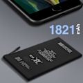 Miniatyrbillede 4 af 4: Internbatteri Apple iPhone SE 2020 1821mAh Original A2312 Sort