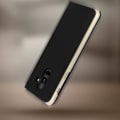 Miniatyrbild 4 av 4: Fodral för Samsung Galaxy A6 Plus - AVIZAR - Plånboksfodral - Syntetiskt läder Svart - Ultraflatt svart