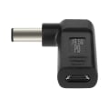 Miniatyrbillede 2 af 5: Vinklet USB-C til DELL bærbar opladningsadapter 7,4 x 5,0 mm, sort Svart