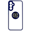 Miniatyrbild 1 av 5: Fodral - AVIZAR - Samsung Galaxy A34 5G - Metallring - Videostöd - Blå Blå