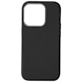 Miniatyrbild 1 av 5: Fodral till iPhone 15 Pro Silikon Anti-Fingeravtryck Återvinningsbart Klassiskt Fodral Organic Black Svart