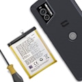 Miniatyrbillede 3 af 4: Interna batteri til Crosscall Stellar X5 4500mAh model LPN385436 Sort Svart