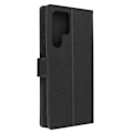 Pikkukuva 2 / 5: Samsung Galaxy S22 Ultra Case - AVIZAR - Chesterfield - Jalustatoiminto - Musta svart