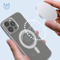 Pikkukuva 3 / 4: Kuori - ILMOITTAA - iPhone 13 Pro - Iskunkestävä - Magsafe - Läpinäkyvä Valkoinen Klar vit