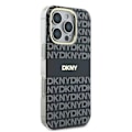 Miniatyrbillede 6 af 6: Coque til iPhone 16 Pro Max - DKNY Hardcase Repeat Texture Pattern With Stripe (DKHMP16XHRHSEK) - Sort