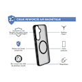 Pikkukuva 2 / 4: Coque ja puhelintasku Forcecase FC Air Frost Magsafe Galaxy S25 50%R Musta