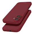Miniatyrbillede 2 af 5: Cover til iPhone 16 Plus - ROAR - Matt Soft Touch Silikone - Beskyttet kamera - Burgundy Röd