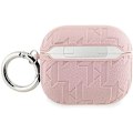Miniatyrbillede 2 af 3: Coque AirPods 3 - Karl Lagerfeld - Monogram Karl Head - Eco-læder - Rosa - Blød Rosa