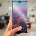 Pikkukuva 3 / 4: Näytönsuojakalvo - AVIZAR - Huawei P20 - 9H joustava lasi - Iskunkestävä - Läpinäkyvä valkoinen