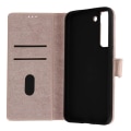 Pikkukuva 1 / 5: Kotelo - AVIZAR - Samsung Galaxy S22 - Lompakkokotelo - Vaaleanpunainen - Matta - Unisex rosa guld