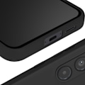 Miniatyrbillede 4 af 6: Taske til Samsung Galaxy A55 - AVIZAR - Halvstiv mat anti-fingeraftryksrem Sort Svart