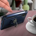 Pikkukuva 4 / 4: Coque - ILMOITTA KÄYTTÖÖN - Galaxy Note 10 Plus - Kaksiosainen - Jämäkkä ja Taipuisa - Videotuki Midnattsblå