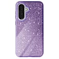 Miniatyrbillede 2 af 5: Glitteret cover til Samsung Galaxy A36, stødabsorberende, skinnende lilla Lila