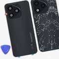 Miniatyrbillede 4 af 4: Cachebatteri bagpå original til Honor 400 Lite med klæbemiddel servicepack Honor sort Svart
