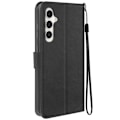 Miniatyrbillede 1 af 5: Taske til Samsung S23 FE - MAYAXESS - Wallet Stand Function - Sort Svart