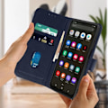 Pikkukuva 3 / 5: Samsung Galaxy A13 5G kotelo - AVIZAR - Lompakon kansi - Jalustatoiminto - Sininen Blå