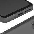 Miniatyrbillede 4 af 6: Taske til Xiaomi Redmi 13C - AVIZAR - Halvstiv mat anti-fingeraftryksrem Sort Svart