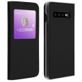 Miniatyrbillede 1 af 4: Vinduesskal - Galaxy - S10 - Hårdskal - Polycarbonat - Sort Svart