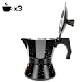 Pikkukuva 3 / 6: Kompakti 3 kupin Moka-espressokahvinkeitin