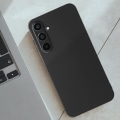 Miniatyrbillede 4 af 6: Taske til Samsung A55 5G Silikone Fleksibel Soft touch Mat Akashi Sort Svart