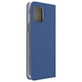 Miniatyrbillede 2 af 4: Etui Folio - AVIZAR - Moto G100 - Øko-læder - Blå Nat - Støttefunktion Nattblått