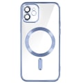 Miniatyrbillede 1 af 4: MagSafe iPhone 12 etui krom blåt Magsafe etui
