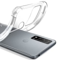 Miniatyrbillede 3 af 5: Etui og beskyttelsesfilm - AVIZAR - TCL 20R - Gennemsigtig silikone - 9H hærdet glas - 360° beskyttelse Vit