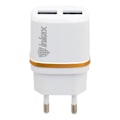 Miniatyrbillede 1 af 4: Netoplader - INKAX - Inkax - 2x USB-porte - Hurtig opladning - Hvid Vit