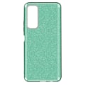 Miniatyrbild 2 av 4: Fodral Huawei P smart 2021 Glitter Avtagbar Halvstyv Silikon Grön Grön