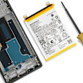 Miniatyrbillede 3 af 4: Internbatteri til Motorola Edge 50 Fusion 5000mAh QC50 Original Motorola Hvid Vit