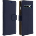 Miniatyrbillede 1 af 4: Etui til Samsung Galaxy S10 - Klapcover - Øko-læder - Mørkeblå - Støttefunktion - Kreditkortholder Midnattsblå