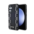 Pikkukuva 1 / 6: DKNY Checkered Leather Mono Pattern MagSafe - Suojakuori Samsung Galaxy S24+:lle (musta)