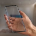 Miniatyrbillede 3 af 4: Beskyttelsesfilm - MUVIT - Xperia 5 - Buet hærdet glas - Applikator inkluderet - Sort Transparent, svart