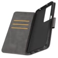 Miniatyrbild 2 av 6: Fodral för Honor 90 Smart - AVIZAR - Flip Wallet Support handledsrem - Grå Grå